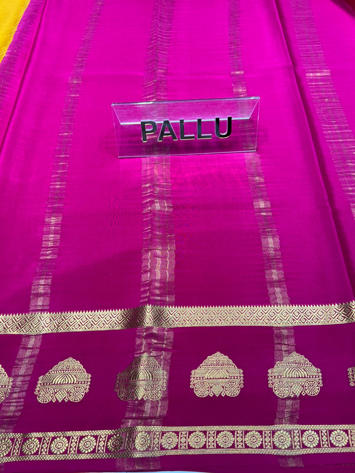 Pure Mysore Silk Saree.