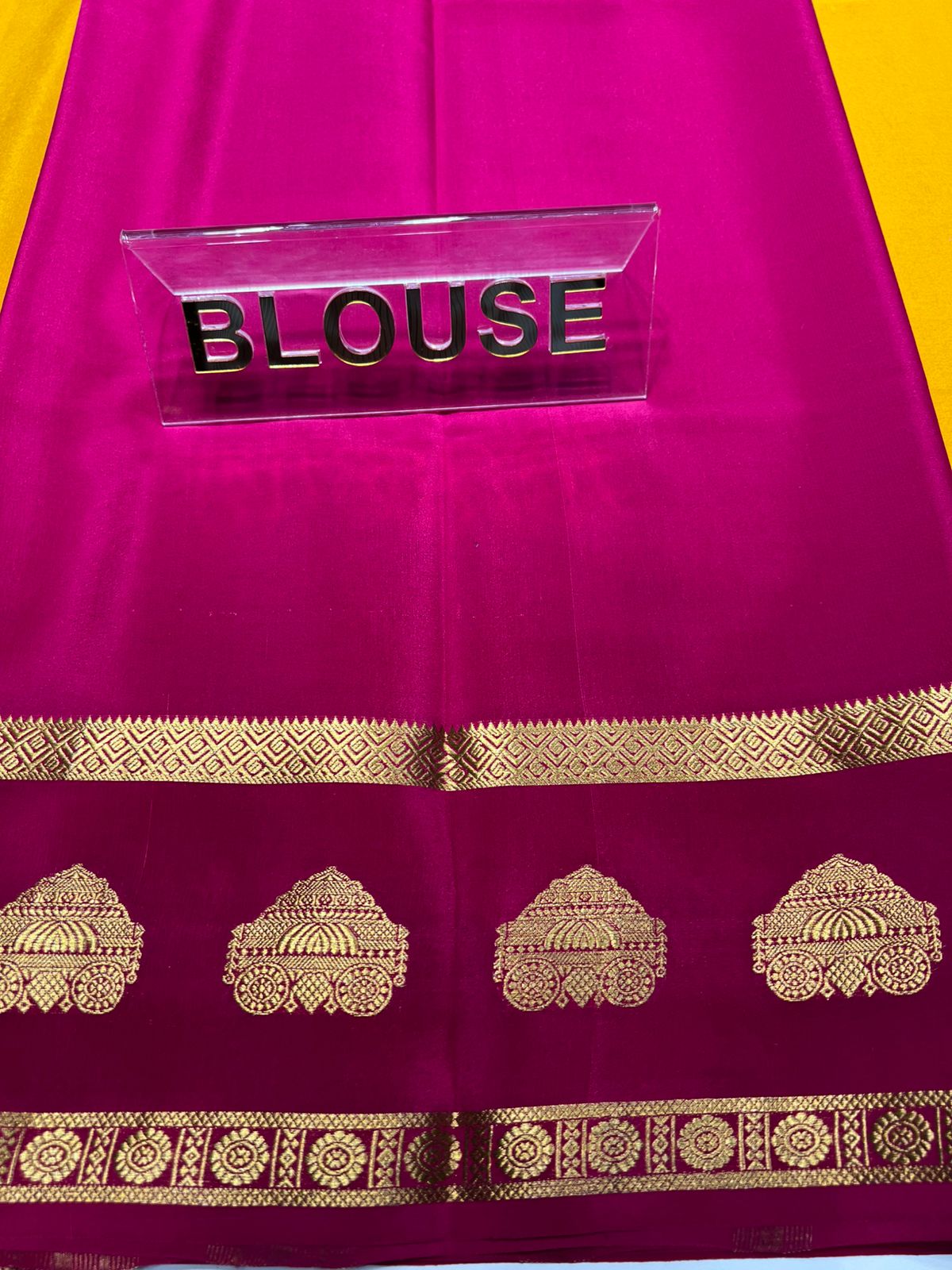 Pure Mysore Silk Saree.