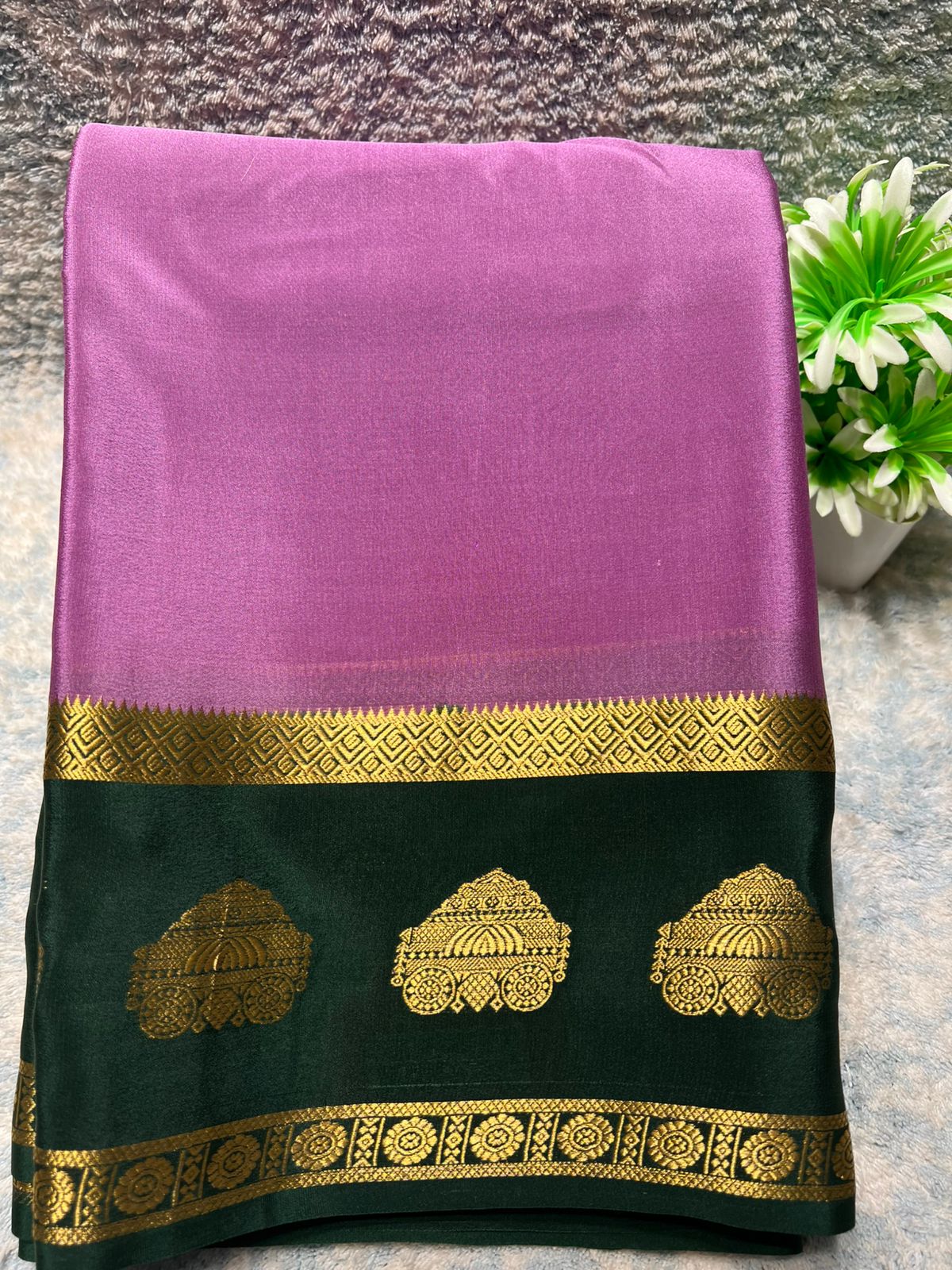 Pure Mysore Silk Saree.