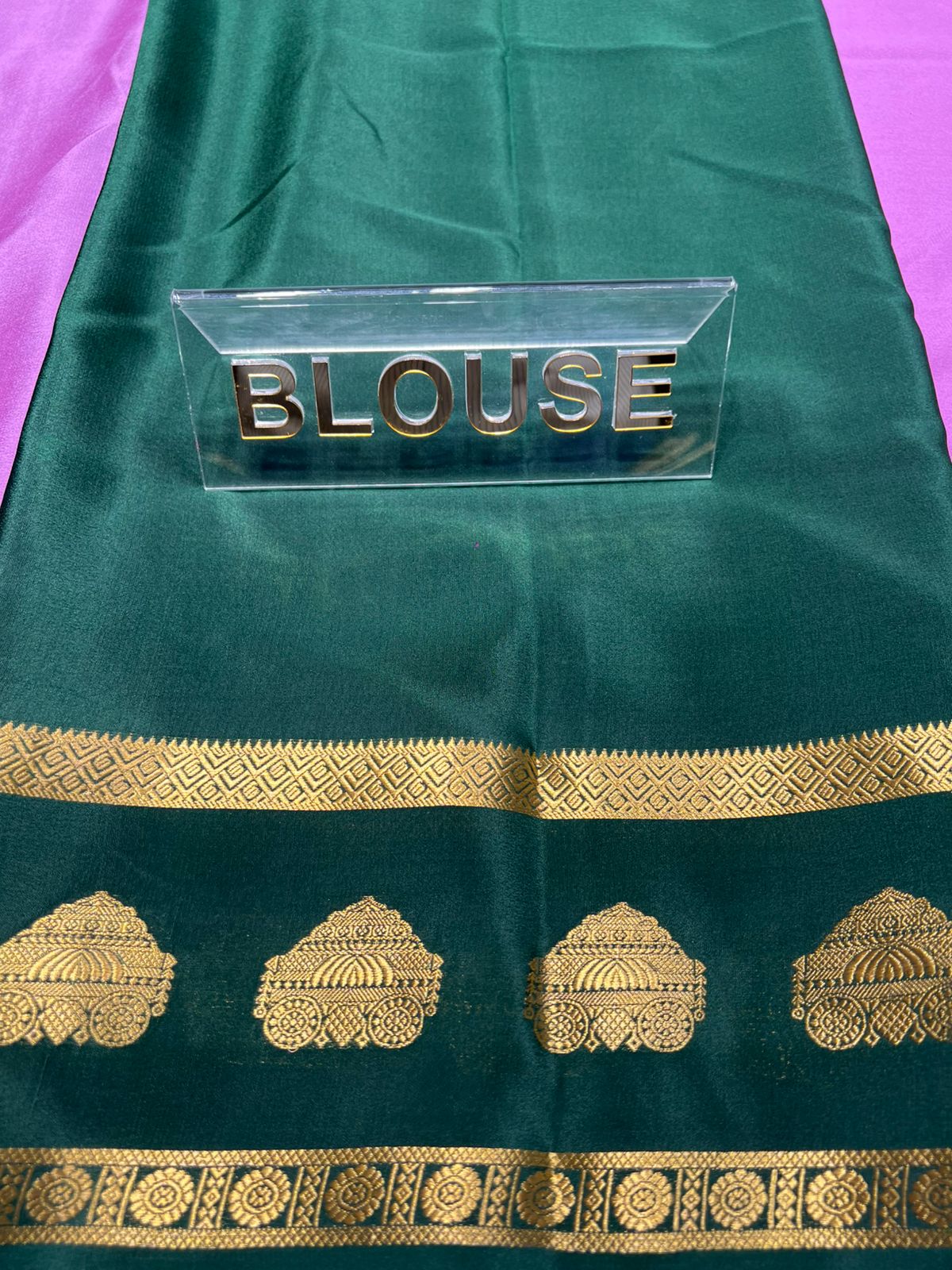 Pure Mysore Silk Saree.