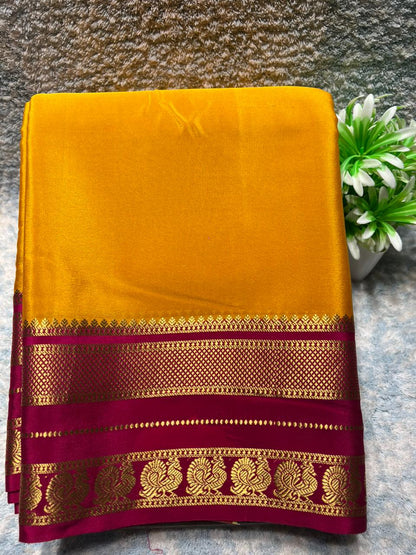 Pure Mysore Silk Saree.