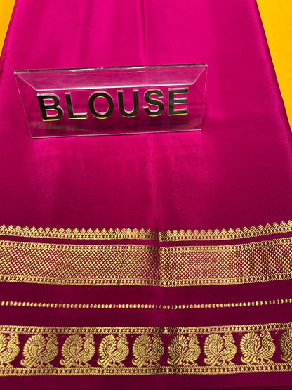 Pure Mysore Silk Saree.