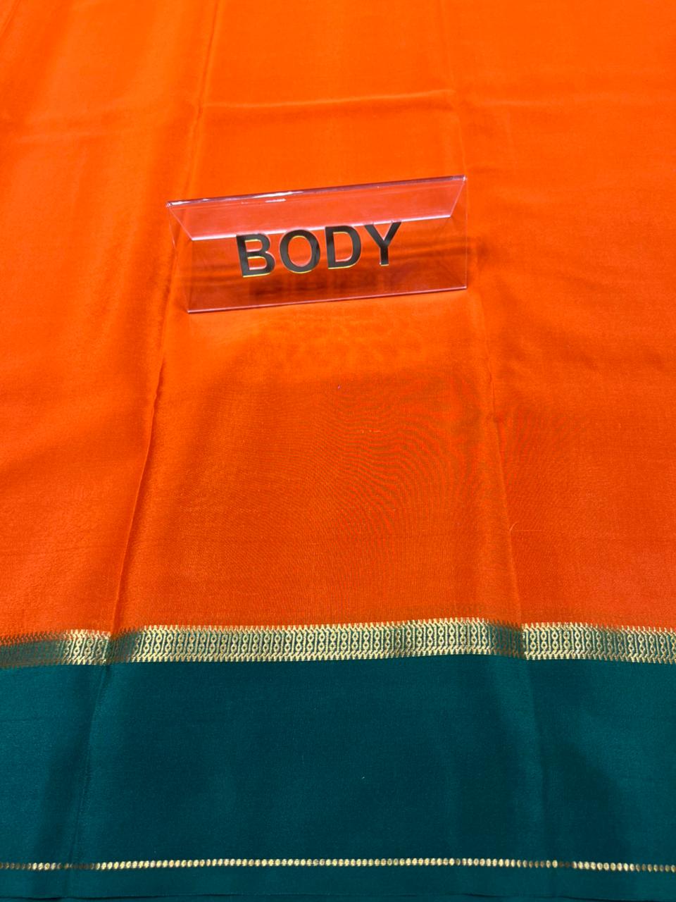 Pure Mysore Silk Saree.