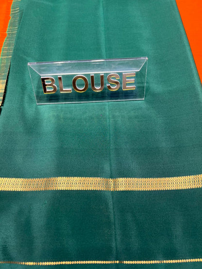 Pure Mysore Silk Saree.