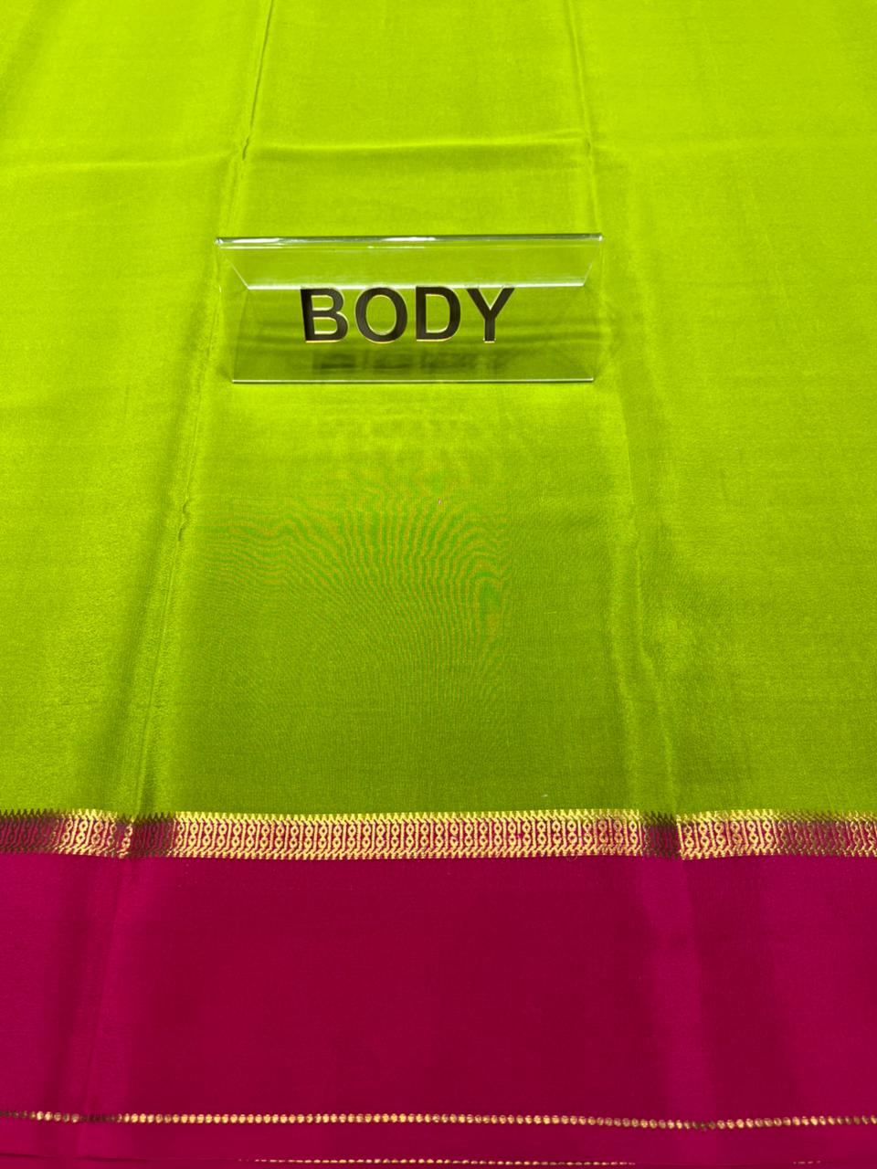 Pure Mysore Silk Saree.
