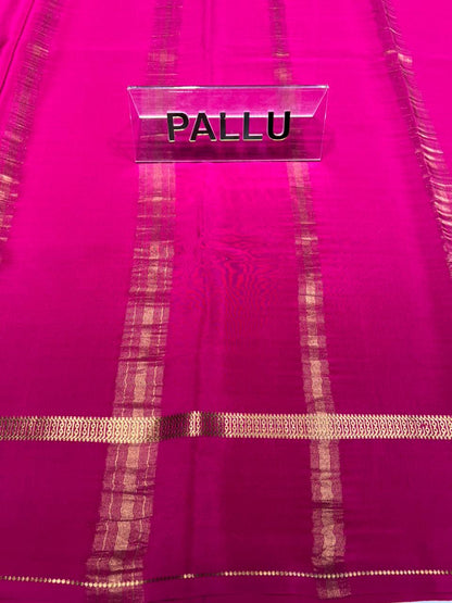 Pure Mysore Silk Saree.