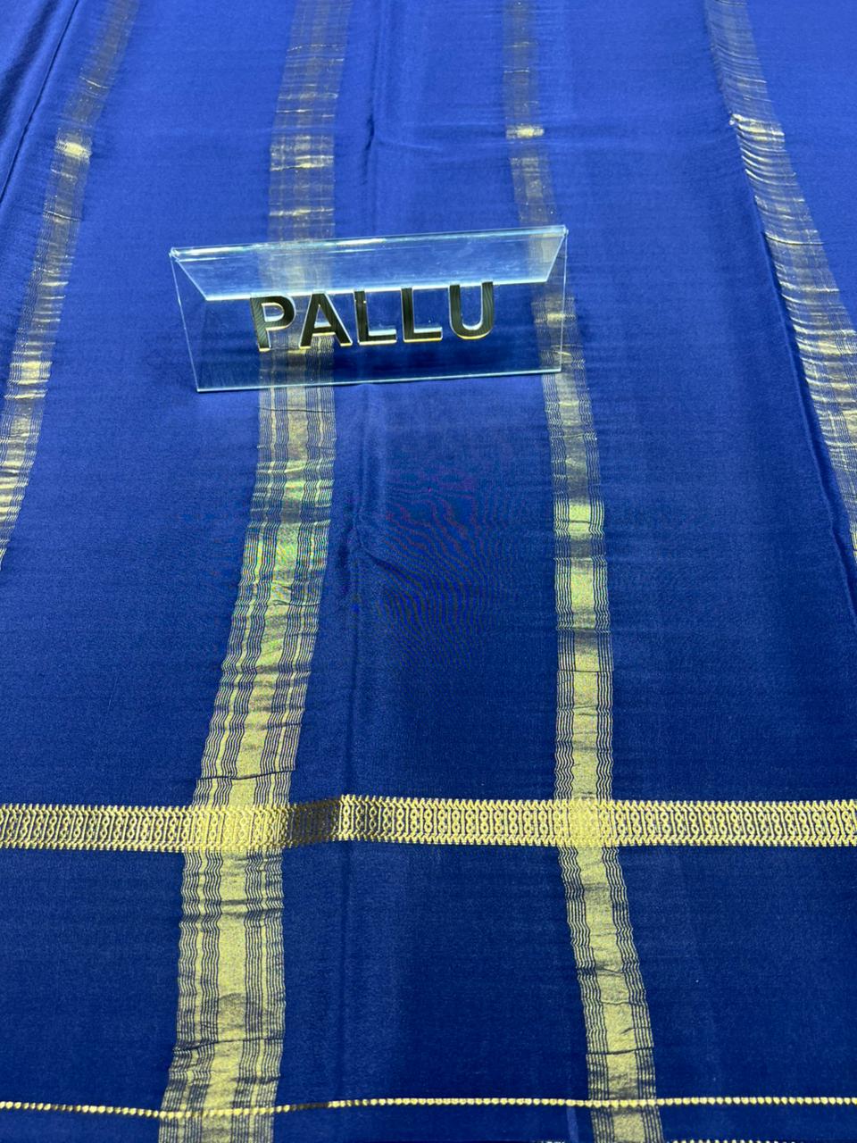Pure Mysore Silk Saree.