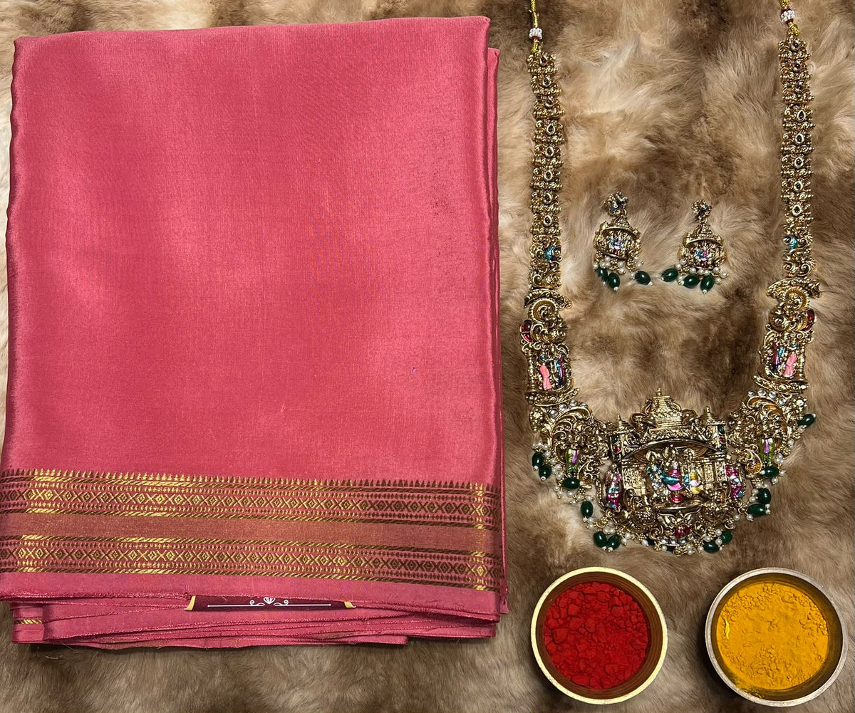 Pure Mysore Silk Saree.