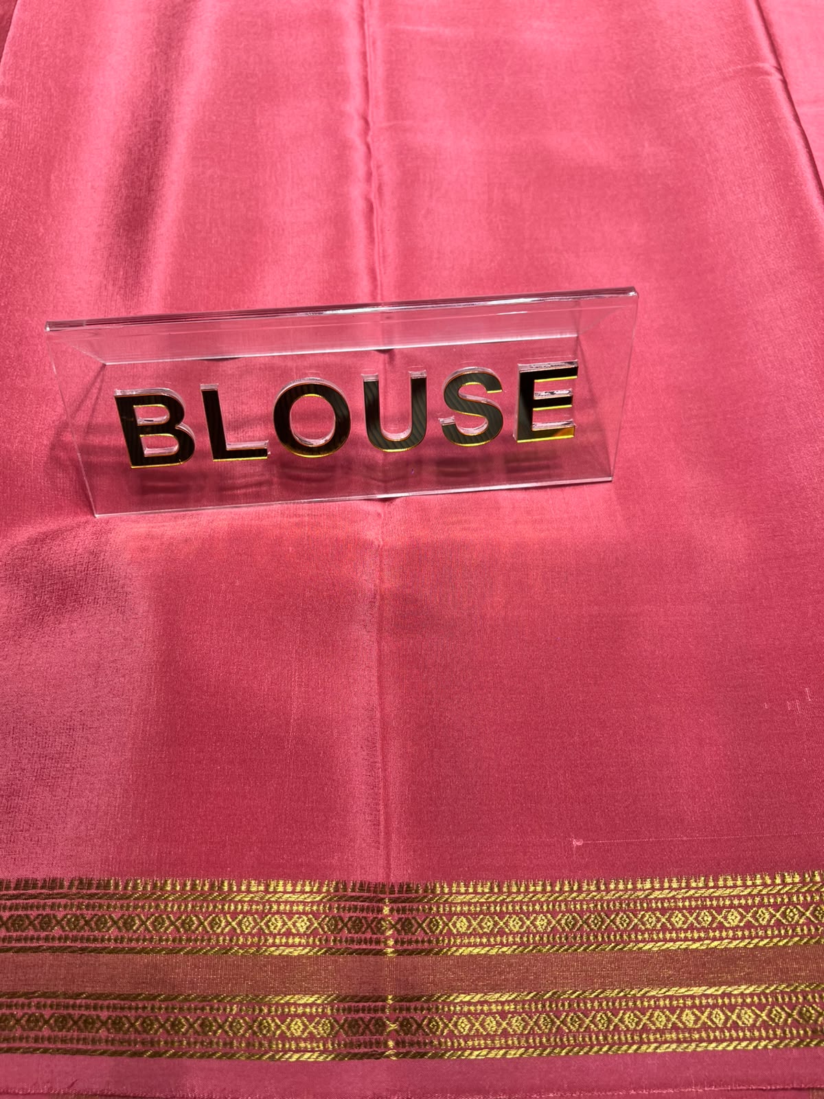 Pure Mysore Silk Saree.