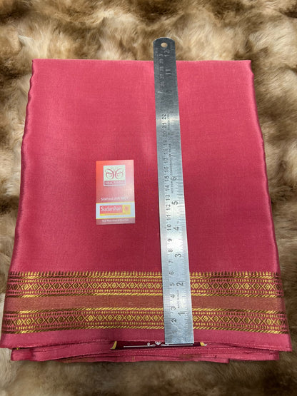 Pure Mysore Silk Saree.