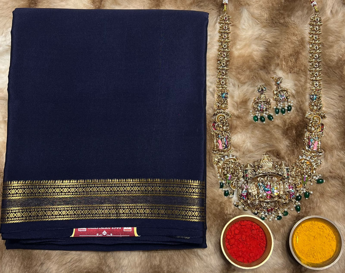 Pure Mysore Silk Saree.