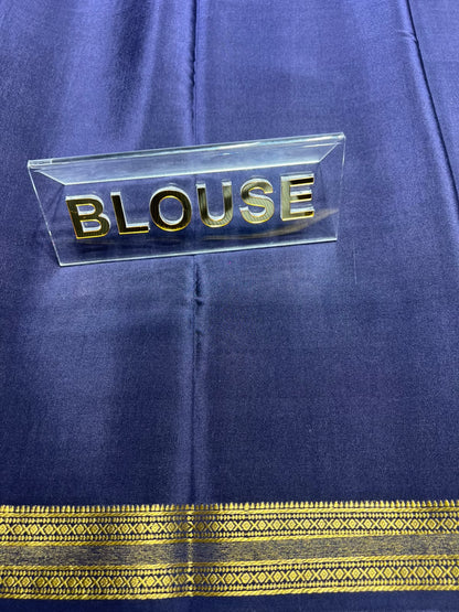 Pure Mysore Silk Saree.