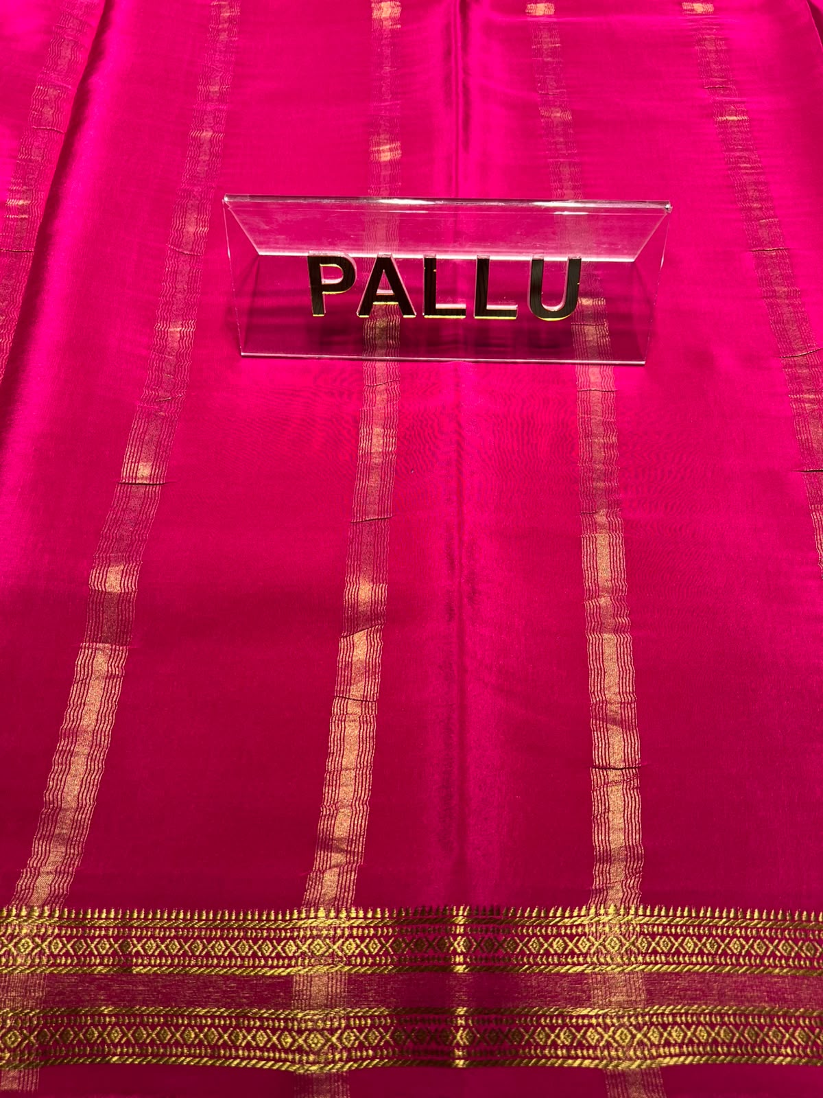 Pure Mysore Silk Saree.
