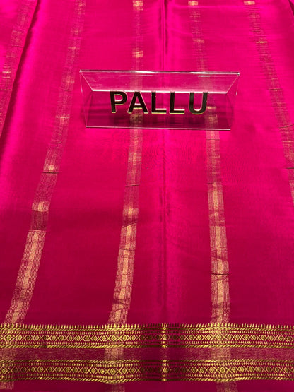 Pure Mysore Silk Saree.