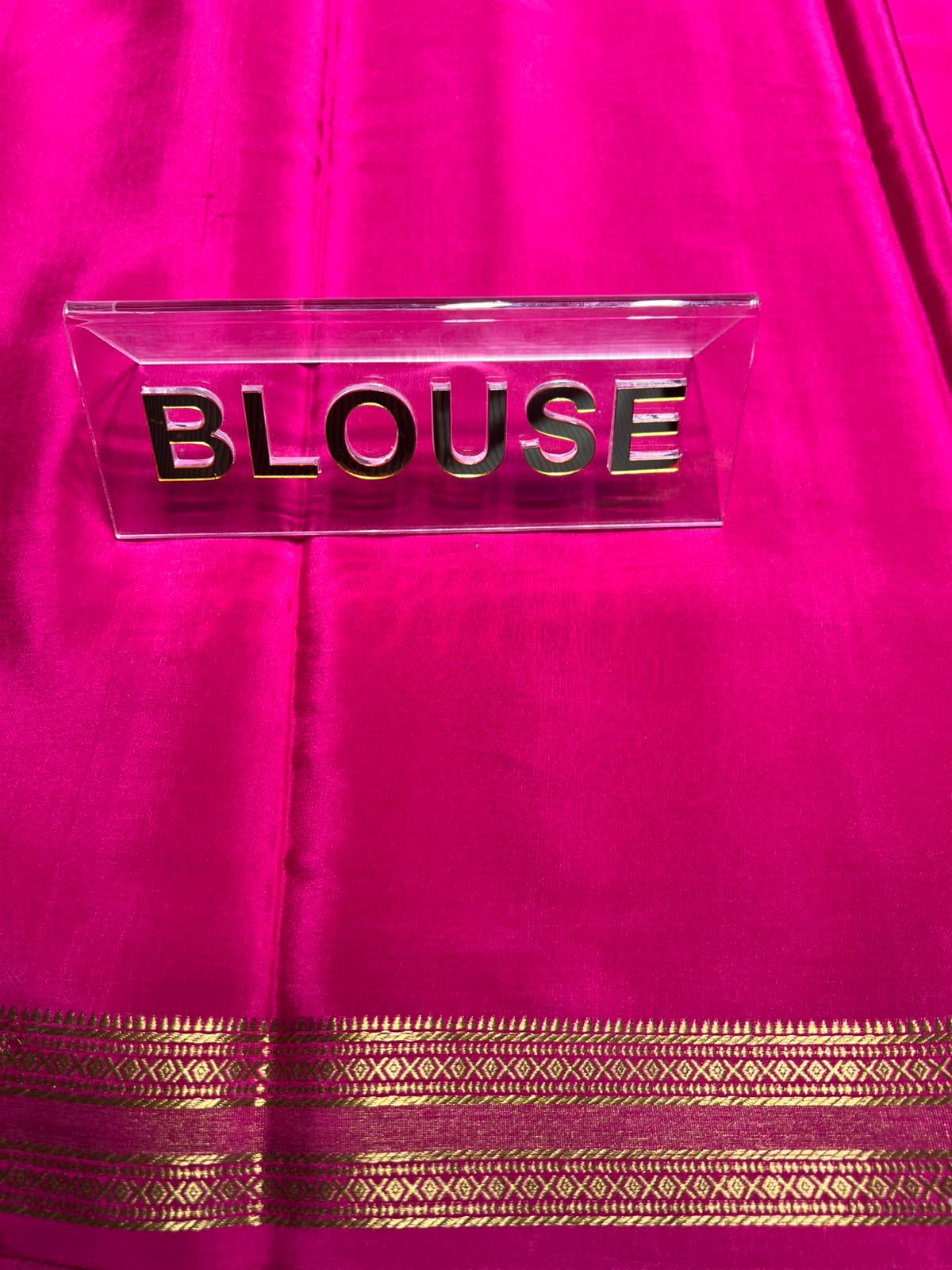 Pure Mysore Silk Saree.