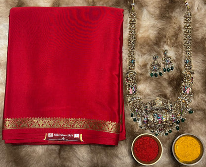 Pure Mysore Silk Saree.