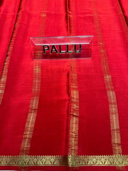Pure Mysore Silk Saree.