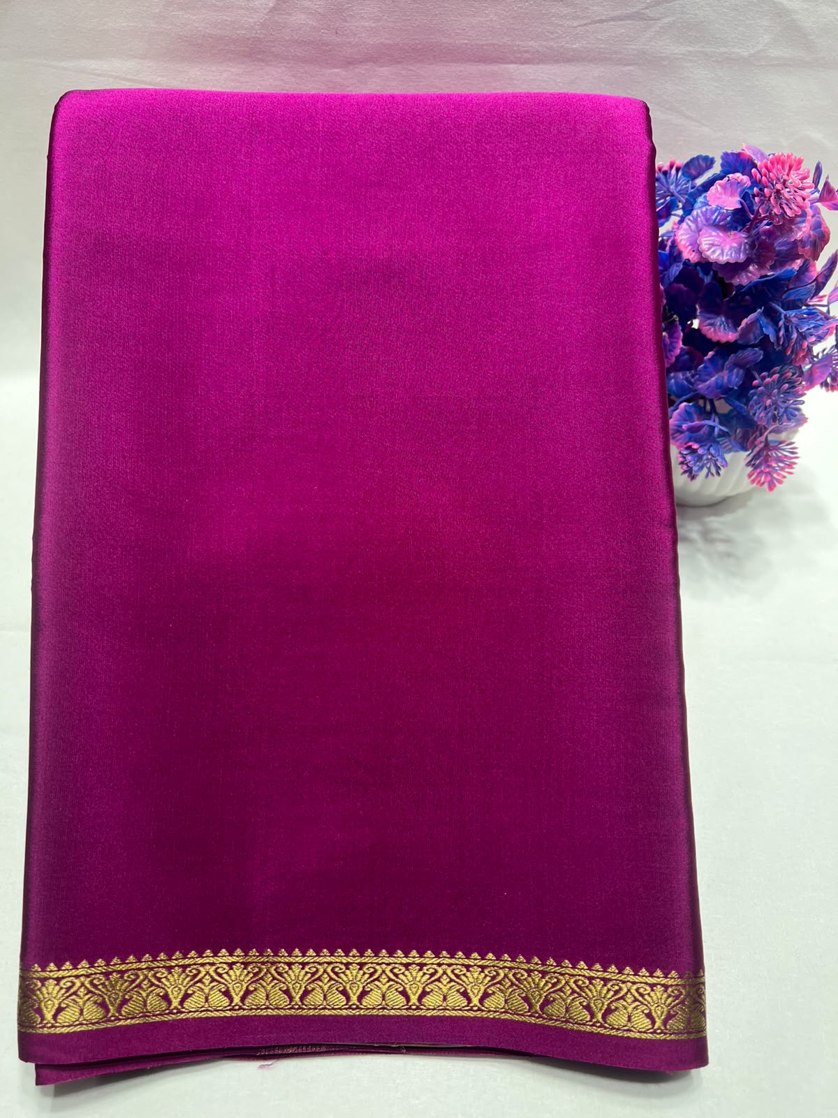 Pure Mysore Silk Saree.