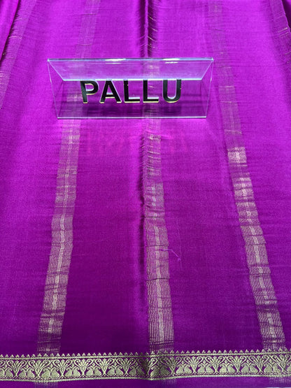 Pure Mysore Silk Saree.