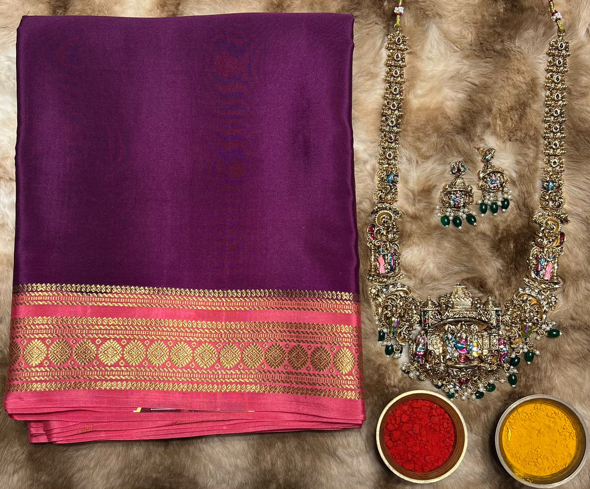 Pure Mysore Silk Saree.