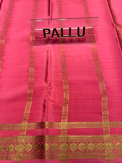 Pure Mysore Silk Saree.