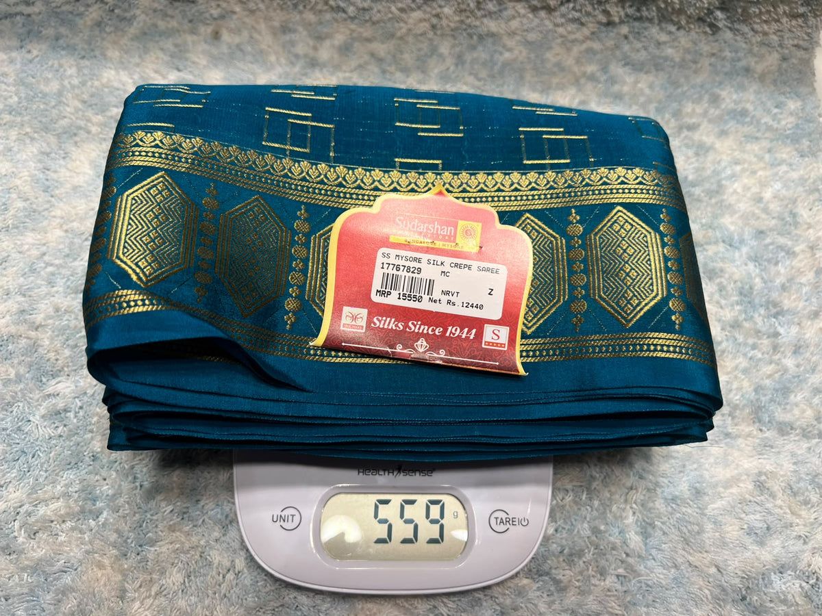 Pure Mysore Silk Saree.