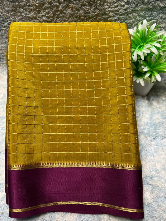 Pure Mysore Silk Saree.