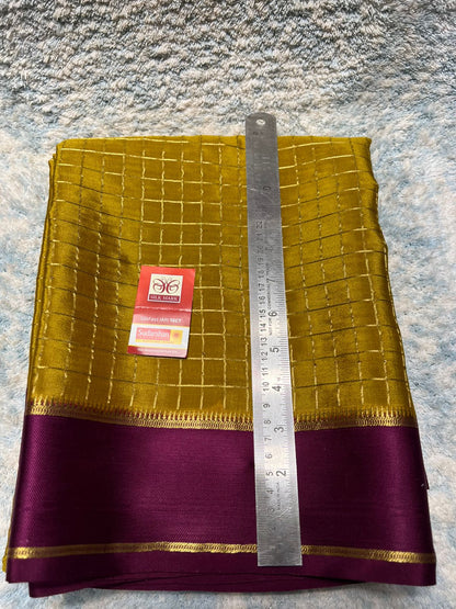 Pure Mysore Silk Saree.