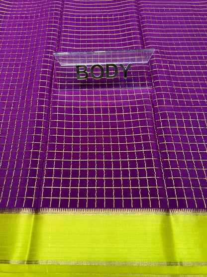 Pure Mysore Silk Saree.
