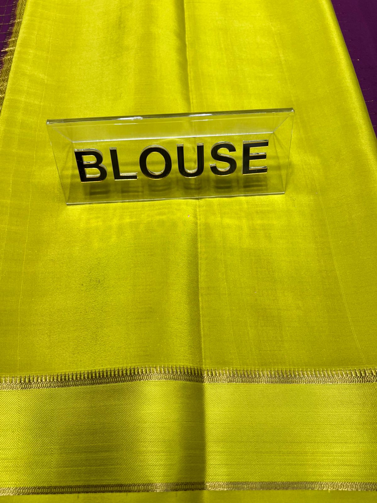 Pure Mysore Silk Saree.