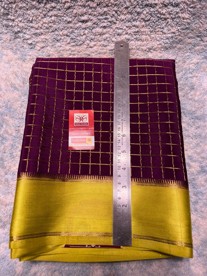 Pure Mysore Silk Saree.