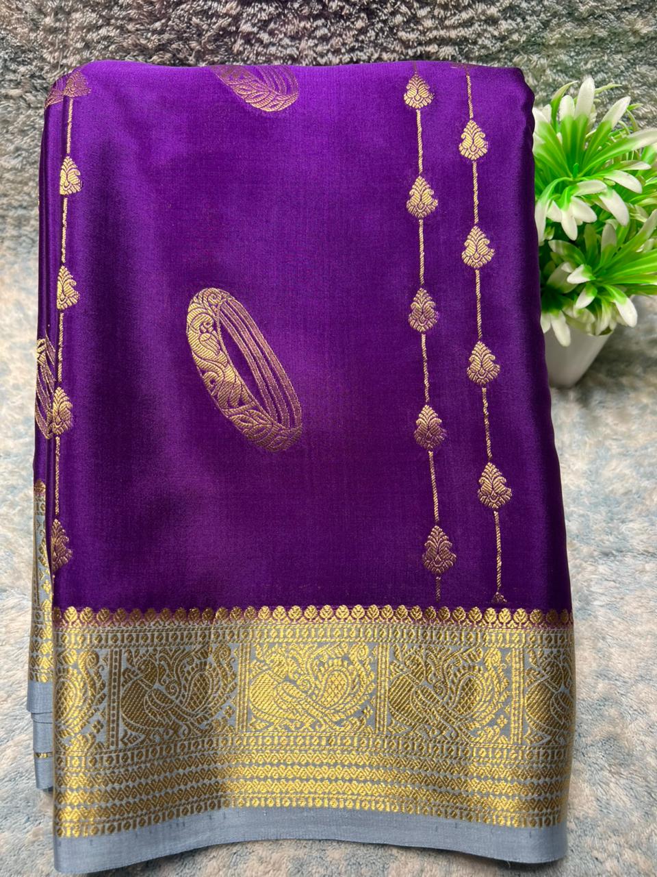 Pure Mysore Silk Saree.