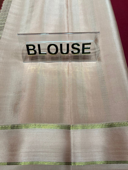 Pure Mysore Silk Saree.