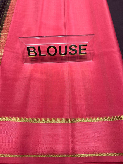Pure Mysore Silk Saree.