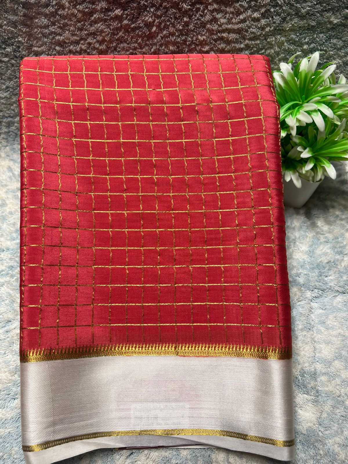 Pure Mysore Silk Saree.