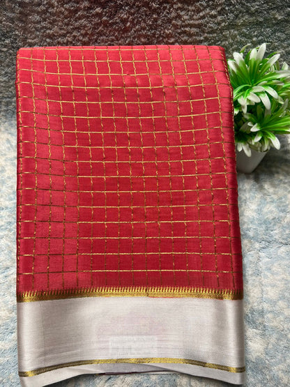 Pure Mysore Silk Saree.