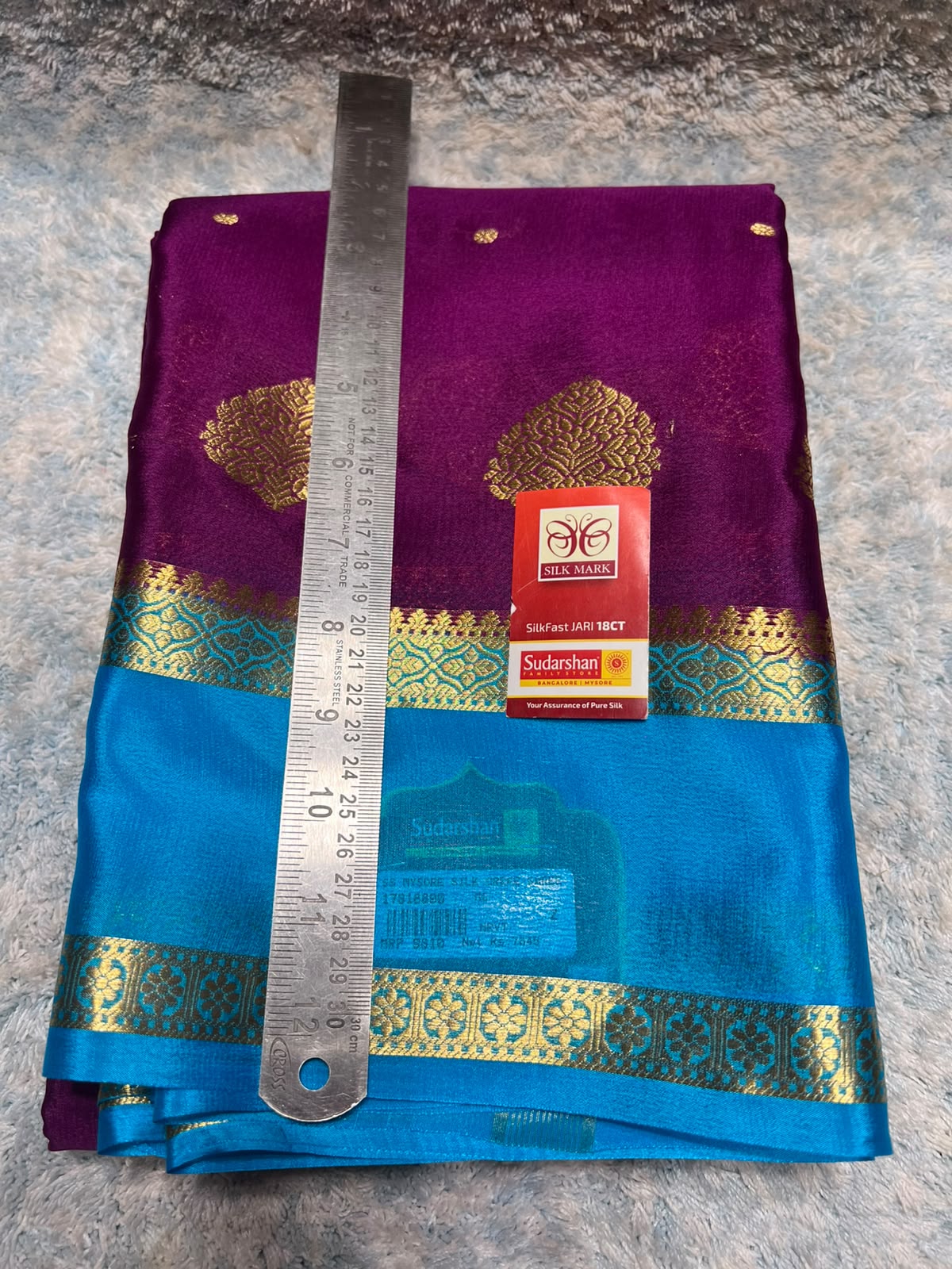 Pure Mysore Silk Saree ( 60 Grams )