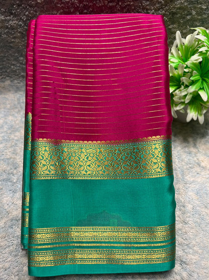 Pure Mysore Silk Saree ( 60 Grams )