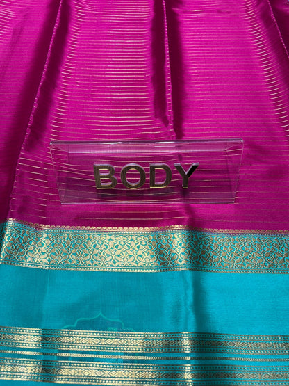 Pure Mysore Silk Saree ( 60 Grams )