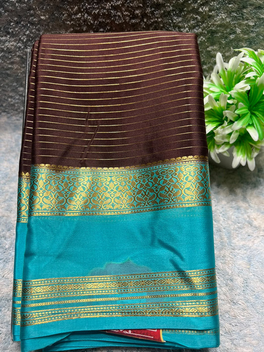 Pure Mysore Silk Saree ( 60 Grams )