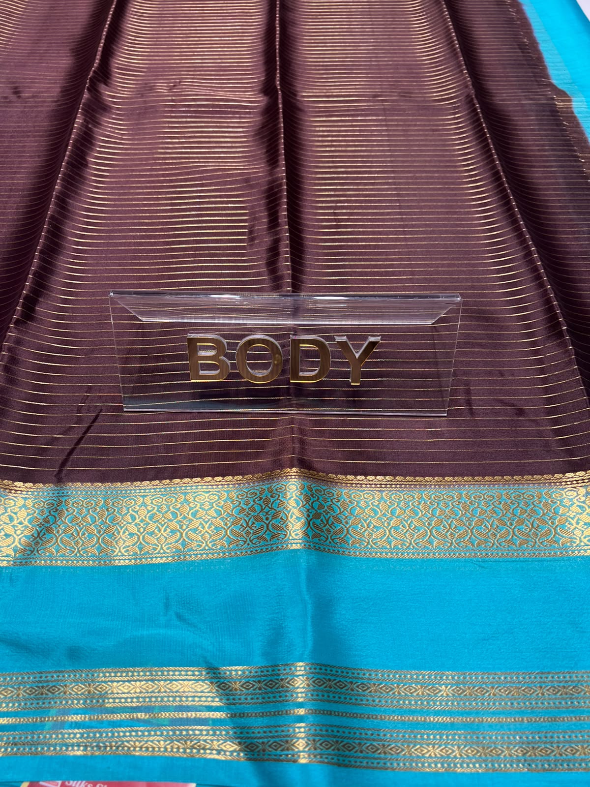 Pure Mysore Silk Saree ( 60 Grams )
