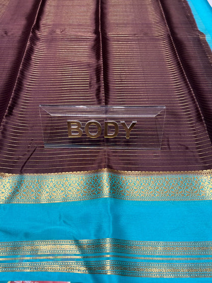 Pure Mysore Silk Saree ( 60 Grams )