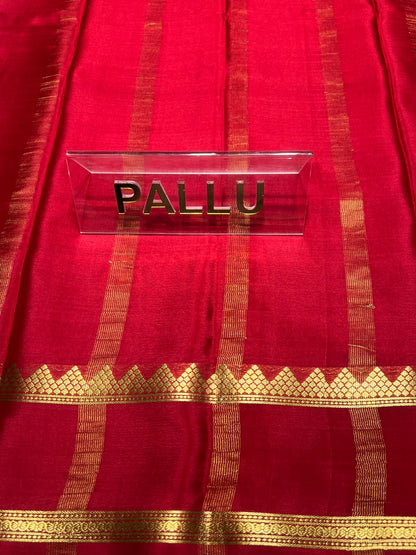 Pure Mysore Silk Saree ( 60 Grams )