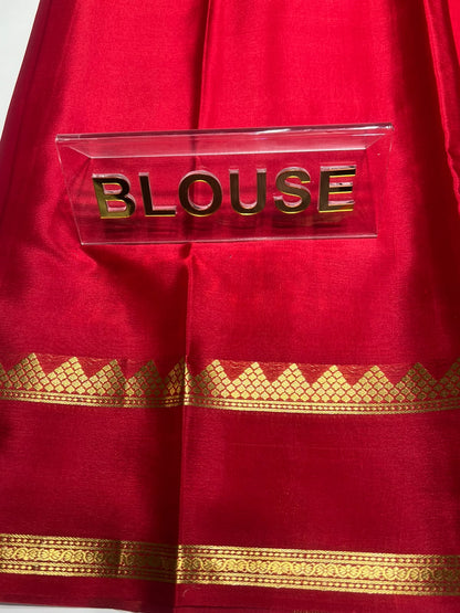 Pure Mysore Silk Saree ( 60 Grams )