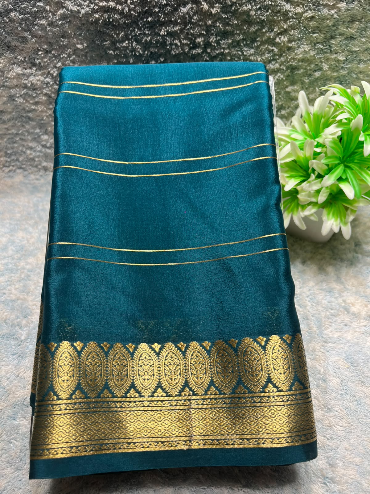 Pure Mysore Silk Saree ( 60 Grams )
