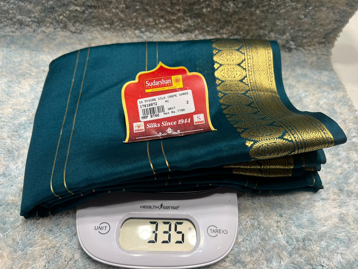 Pure Mysore Silk Saree ( 60 Grams )