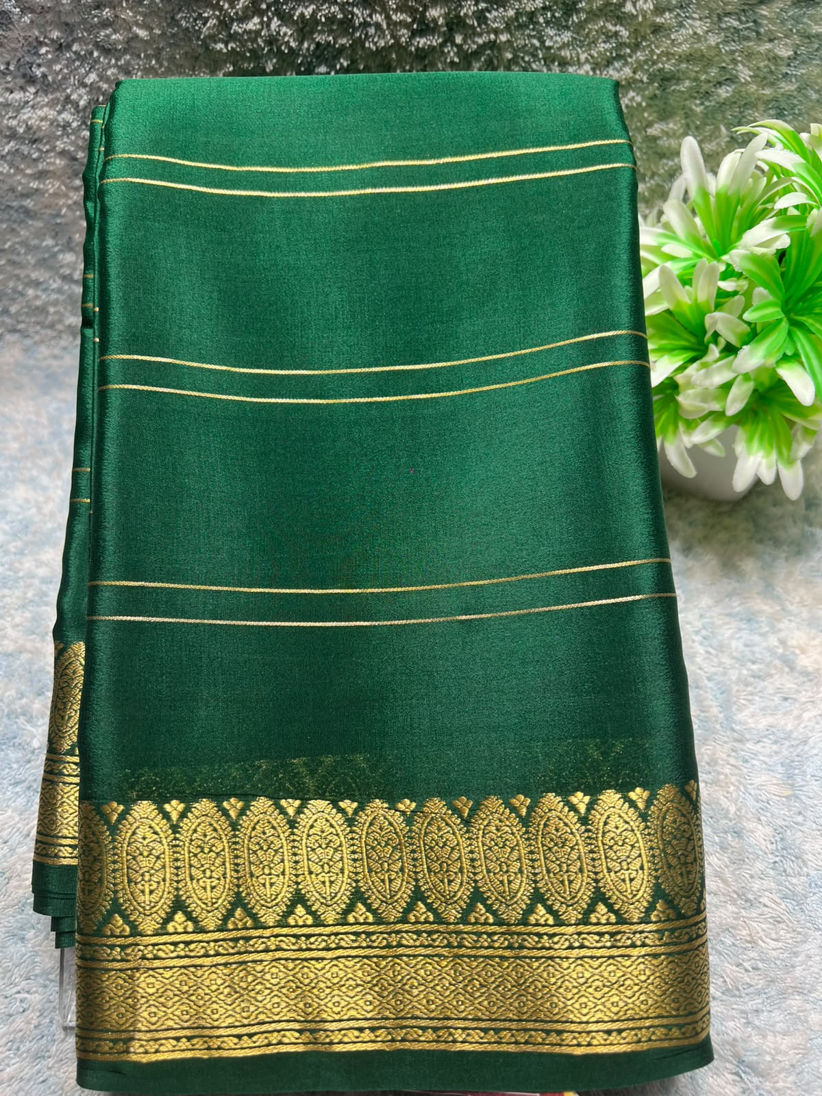 Pure Mysore Silk Saree ( 60 Grams )