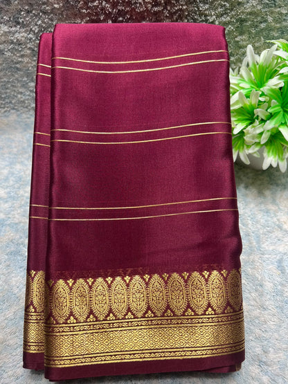 Pure Mysore Silk Saree ( 60 Grams )
