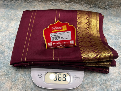 Pure Mysore Silk Saree ( 60 Grams )