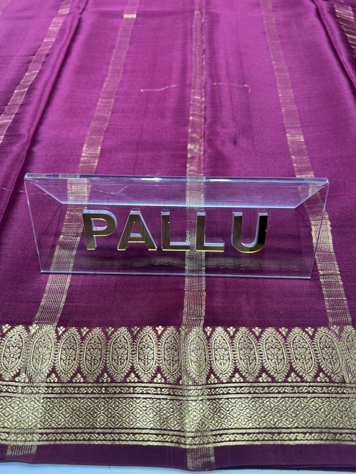 Pure Mysore Silk Saree ( 60 Grams )